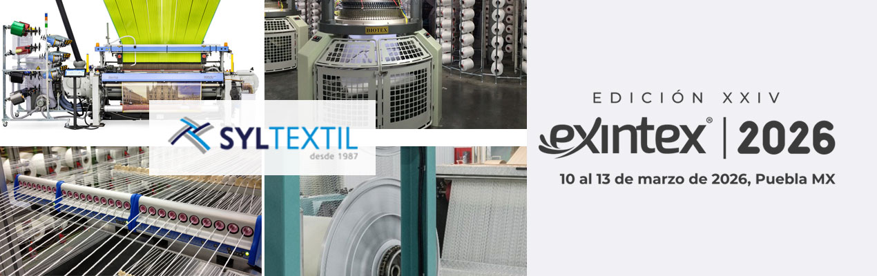 syltextil distribuidor de maquinaria para tejido plano y circular te invita a exintex 2026